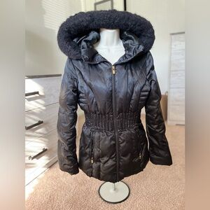 Laundry By Shelli Segal black Puffer Jacket size Medium